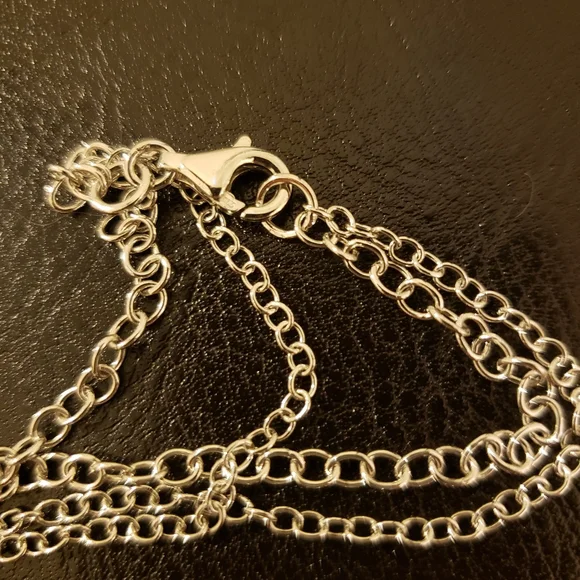 NWOT 10 grams 925 sterling silver necklace gemstones - Picture 7 of 9